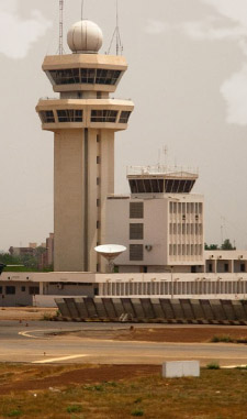 Tour de contrôle de l'aéroport de Ouagadougou